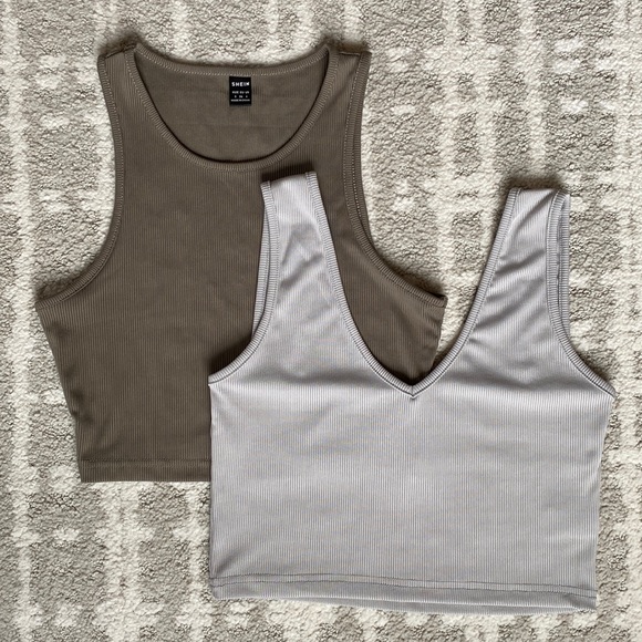 •SHEIN• NWOT Crop Tank Tops - Picture 1 of 7
